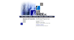 Desktop Screenshot of lee-iplaw.com